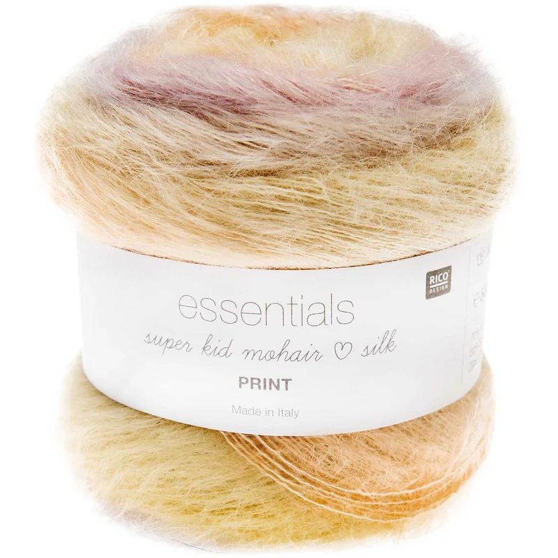 rico super enfant mohair aime l'impression en soie