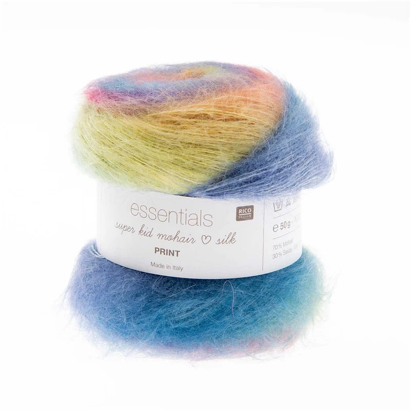 rico super enfant mohair aime l'impression en soie