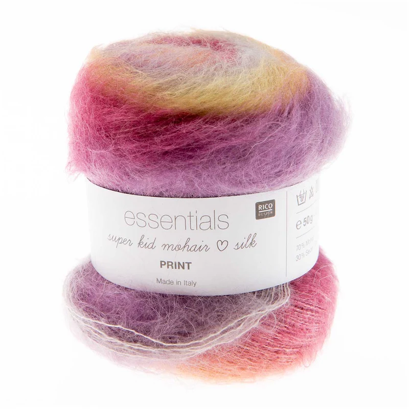 rico super enfant mohair aime l'impression en soie
