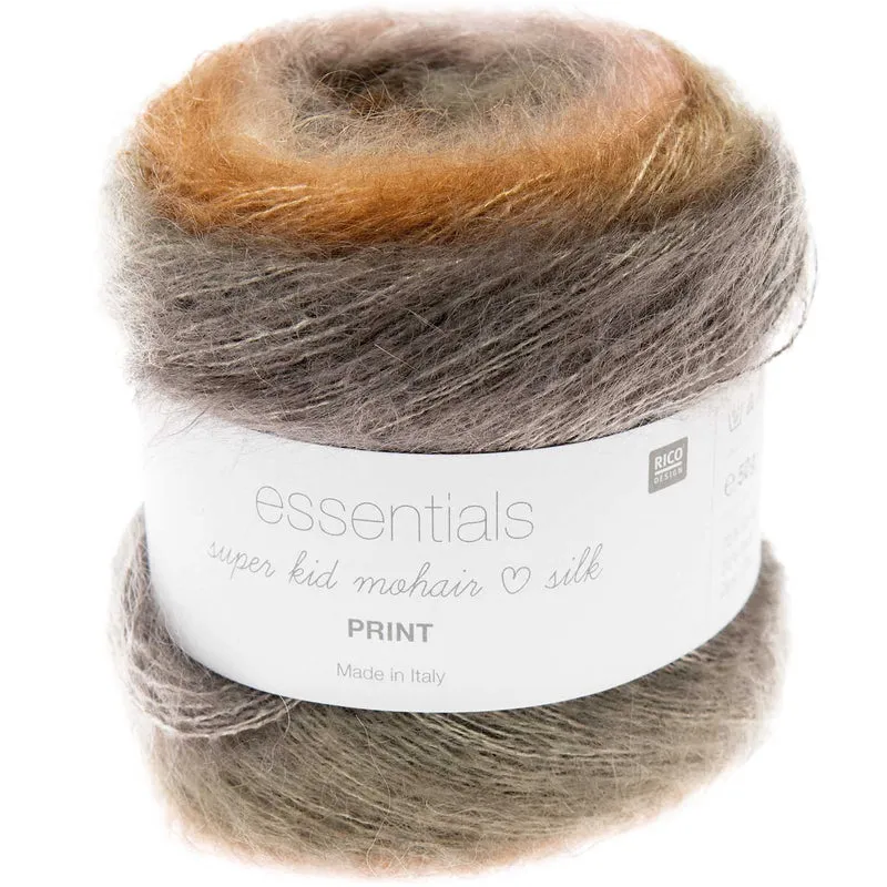 rico super enfant mohair aime l'impression en soie