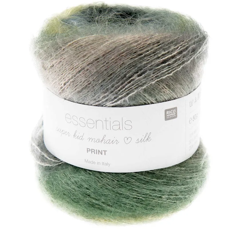 rico super enfant mohair aime l'impression en soie