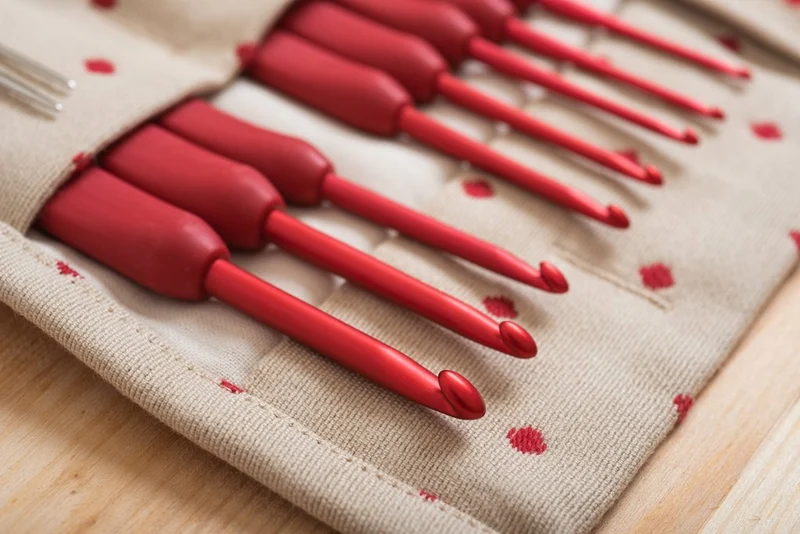 tulip ensemble de crochets etimo rouge