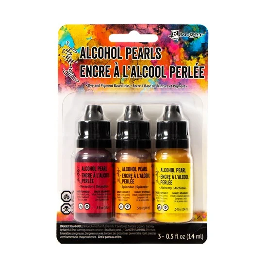 Set of Alcohol Ink Pearls #1 - 3x14ml