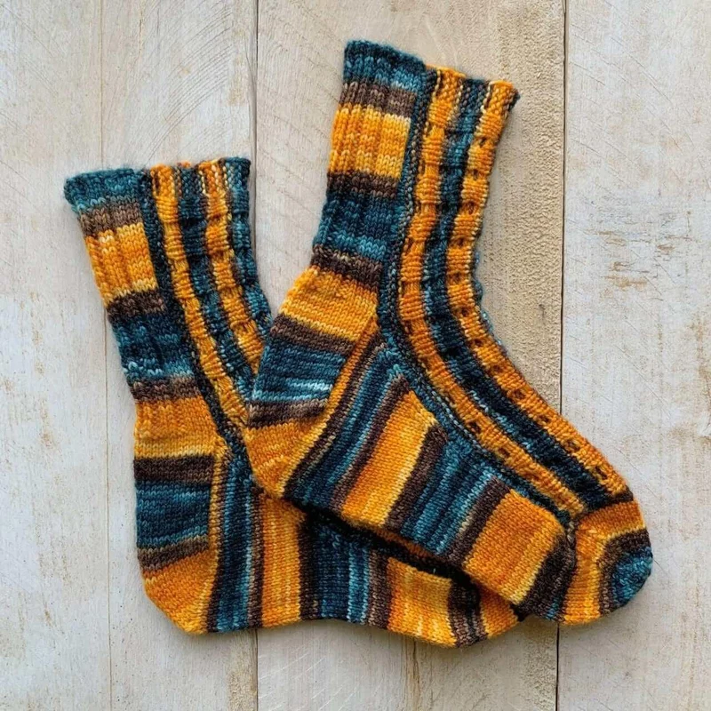 Sock pattern "Hori-Verti"