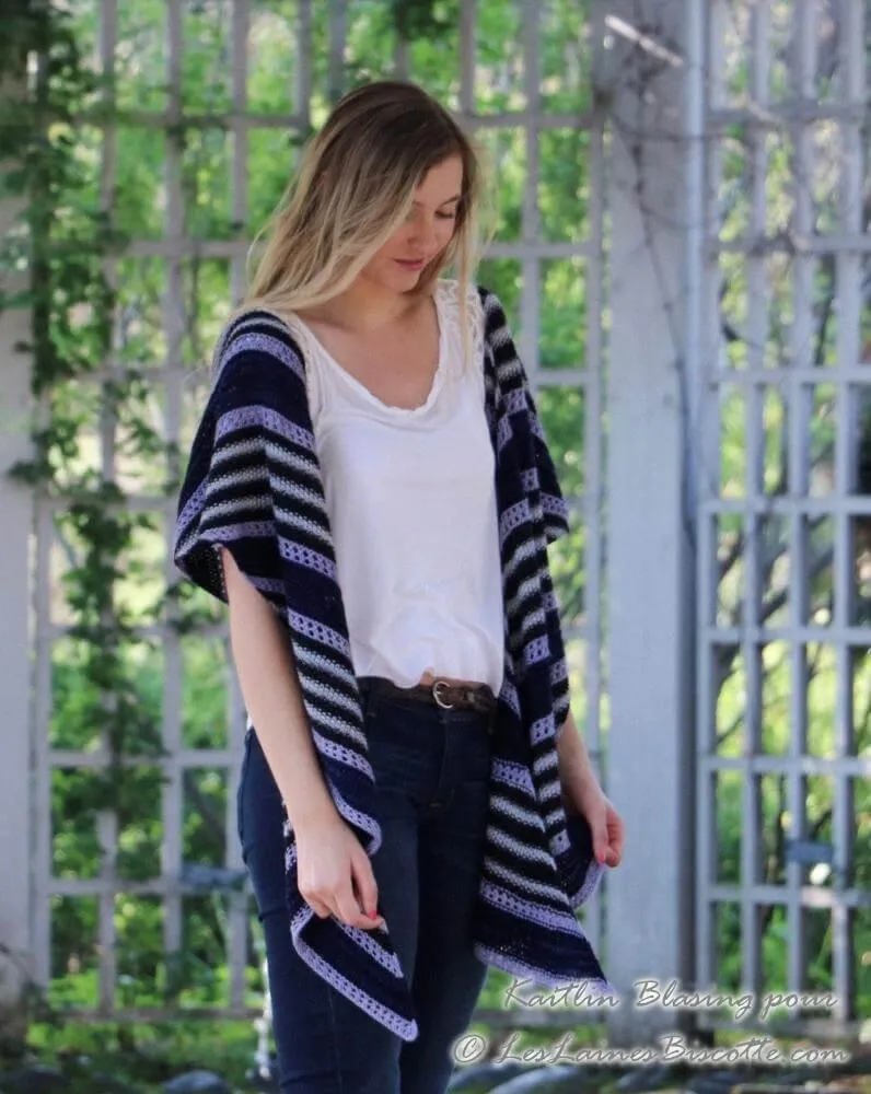 Cascading Angles Shawl Pattern