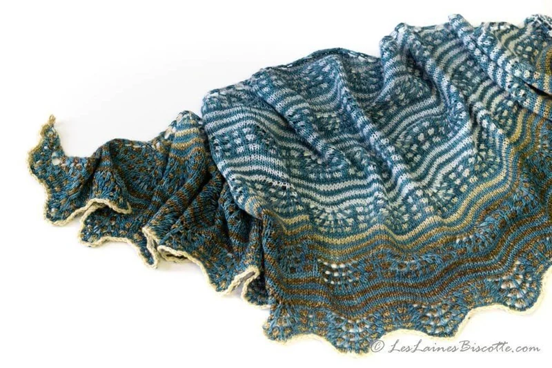 Fête des Couleurs shawl pattern