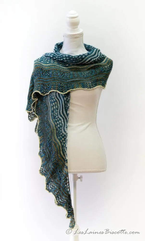 Fête des Couleurs shawl pattern