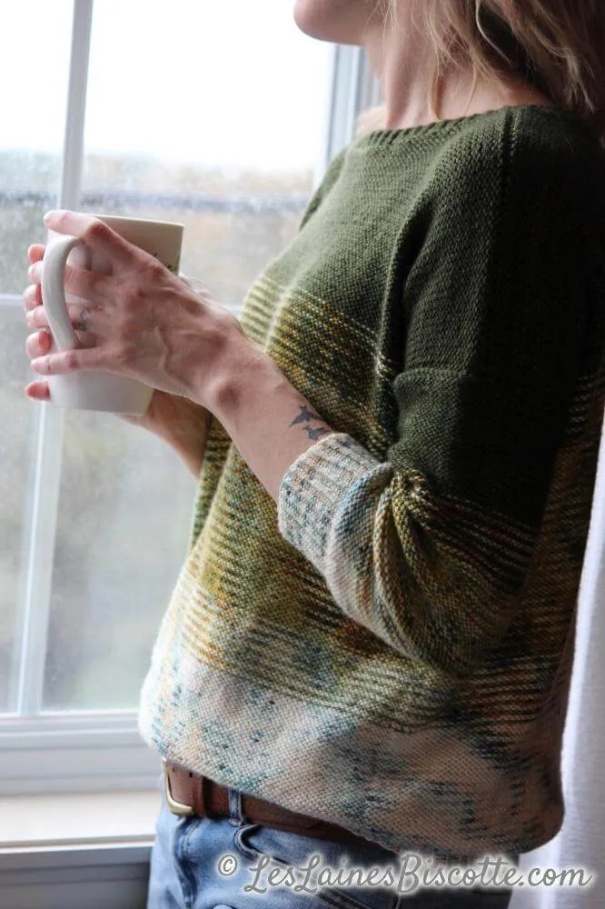 Twist of Fade Free pullover Pattern
