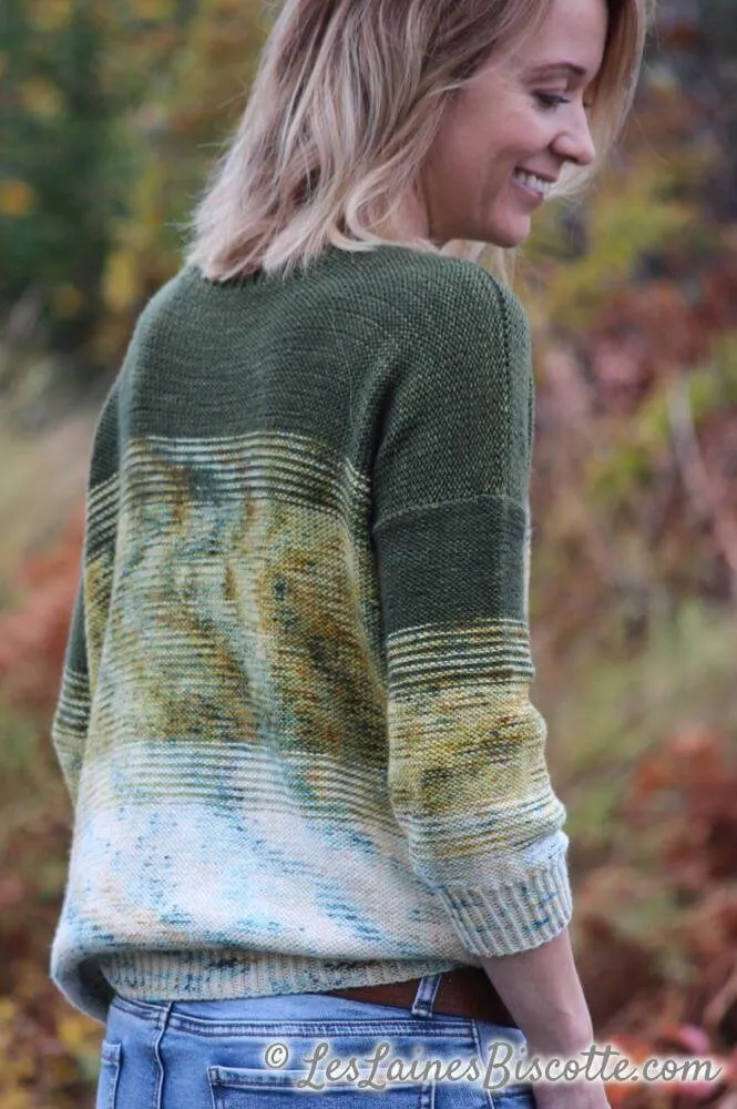 Twist of Fade Free pullover Pattern