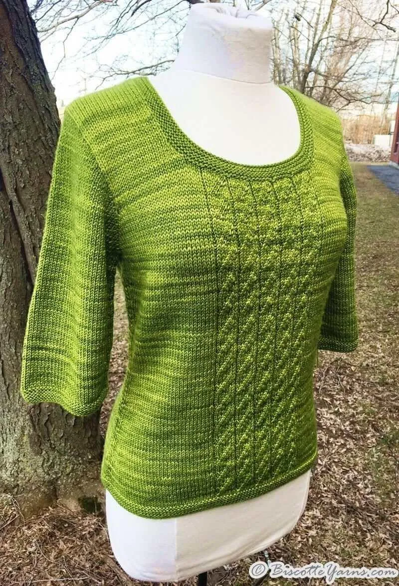 Knitting pattern - Sunset Breeze sweater