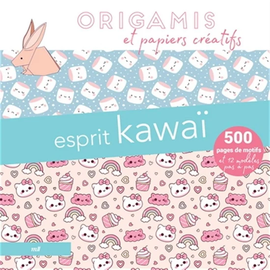 Esprit kawaï : origamis et papiers créatifs