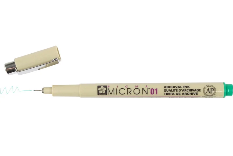 Pigma micron pen 0.25mm green