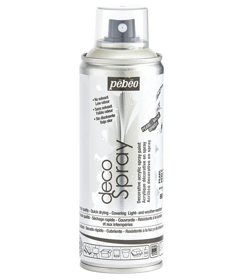 Acrylic spray - décospray - 200ml - pearl