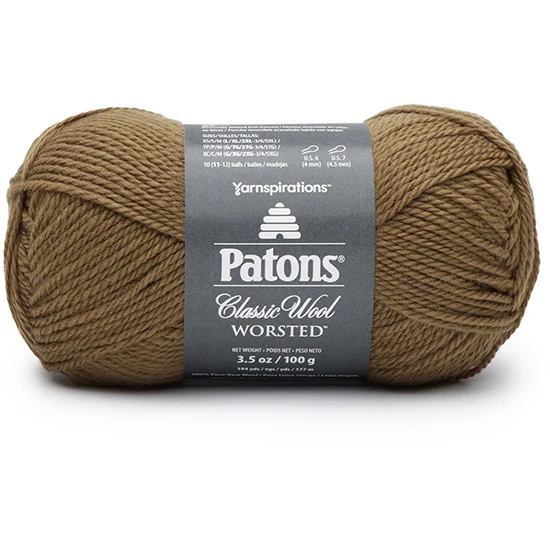 Fil classic wool #4 - 100gr - moutarde brune