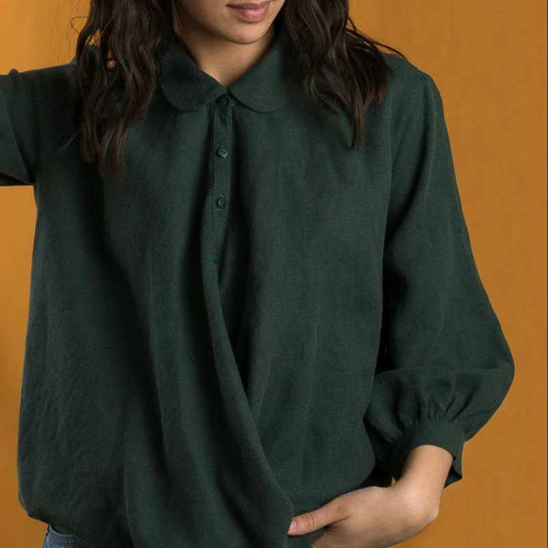 PATRON DE COUTURE PDF | Chemise Jane | Ready to Sew | TRILINGUE (EN / FR / ES)