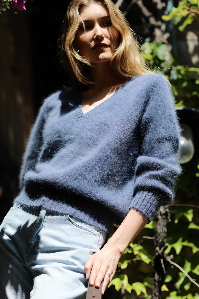 Pull Avy en Angora. 14 coloris.