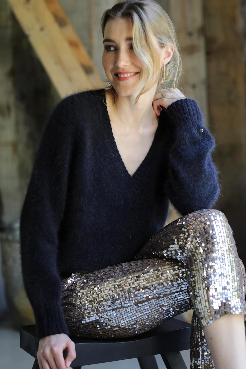 Pull Avy en Angora. 14 coloris.