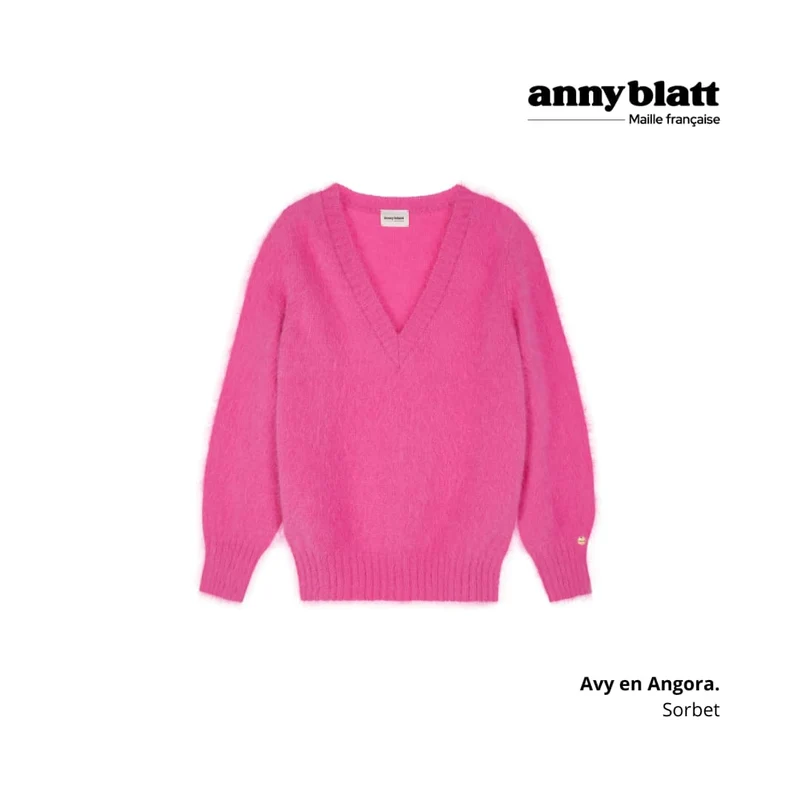 Pull Avy en Angora. 14 coloris.