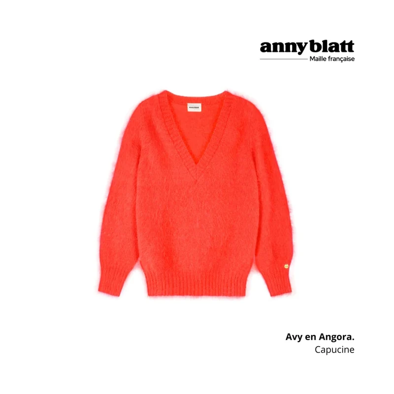 Pull Avy en Angora. 14 coloris.