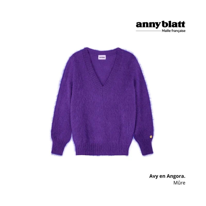 Pull Avy en Angora. 14 coloris.