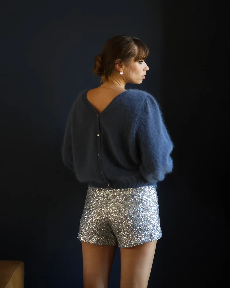 Gilet Anika 2-en-1 en Angora - 14 coloris.