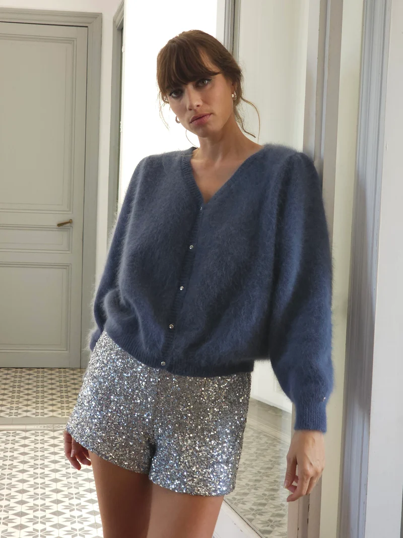 Gilet Anika 2-en-1 en Angora - 14 coloris.