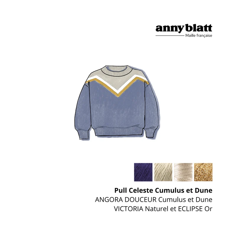 Pull Celeste à tricoter.