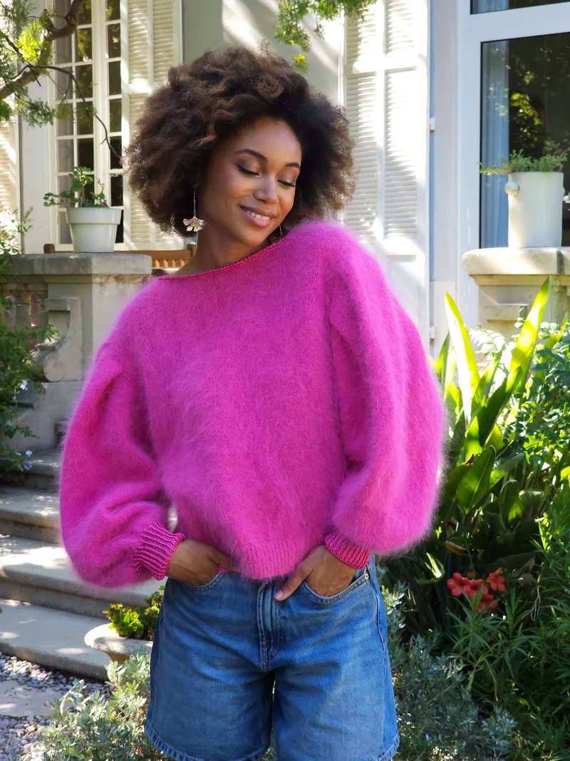Pull Clara à tricoter.