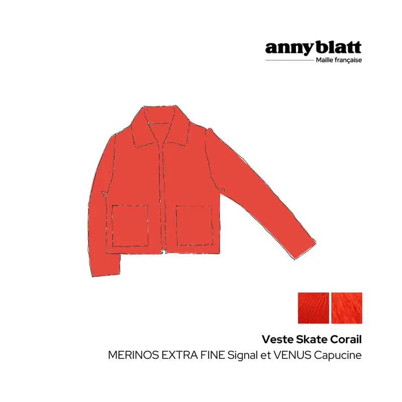 Veste Skate à tricoter.