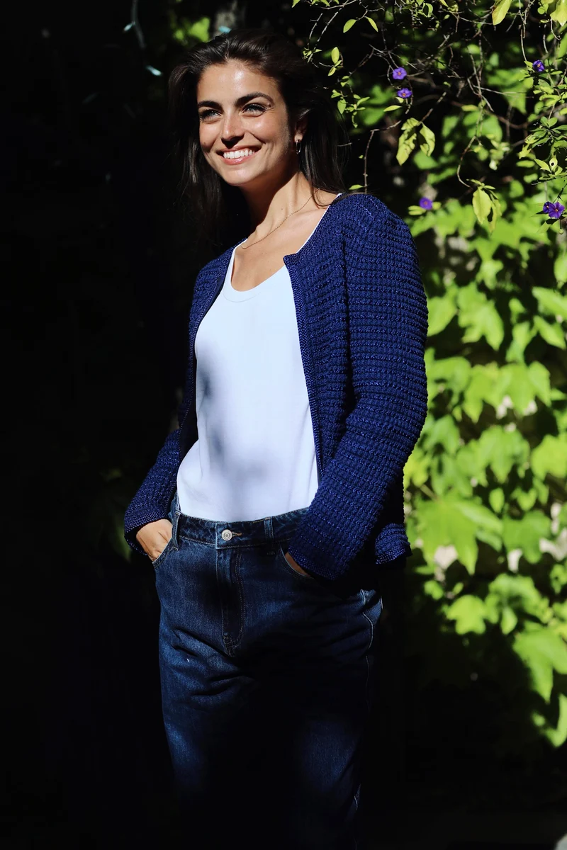 Veste Ophelie à tricoter.