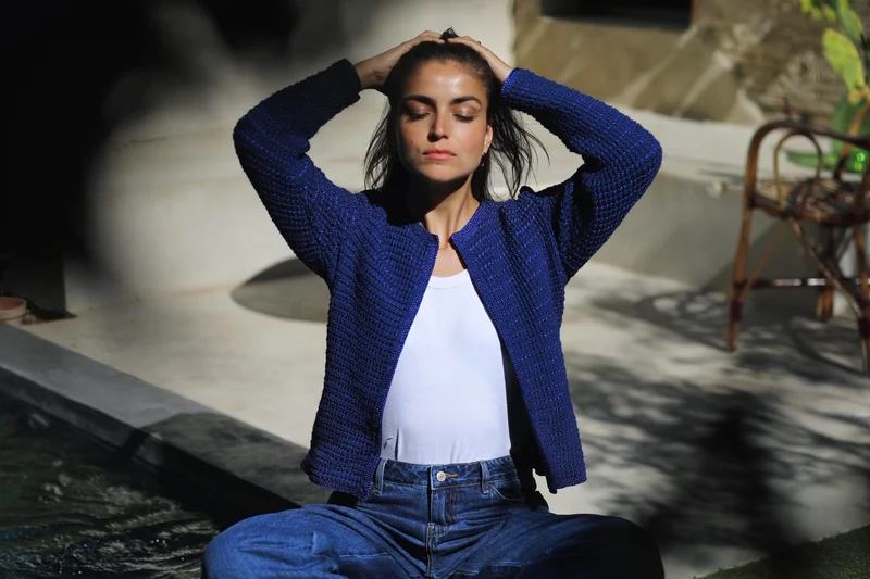 Veste Ophelie à tricoter.
