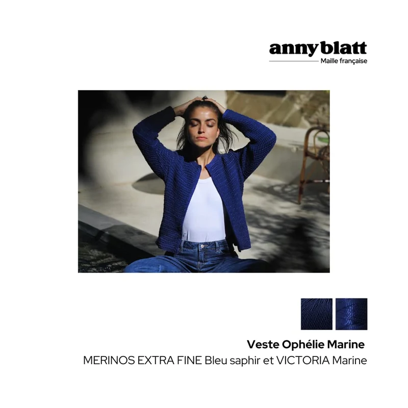 Veste Ophelie à tricoter.