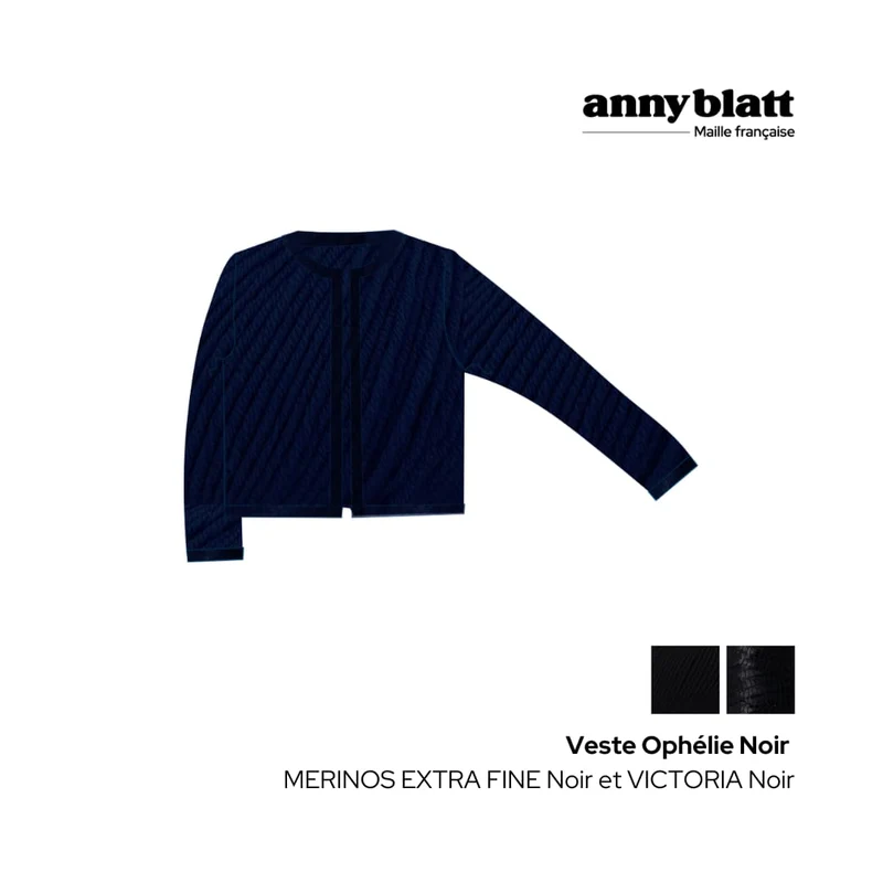 Veste Ophelie à tricoter.