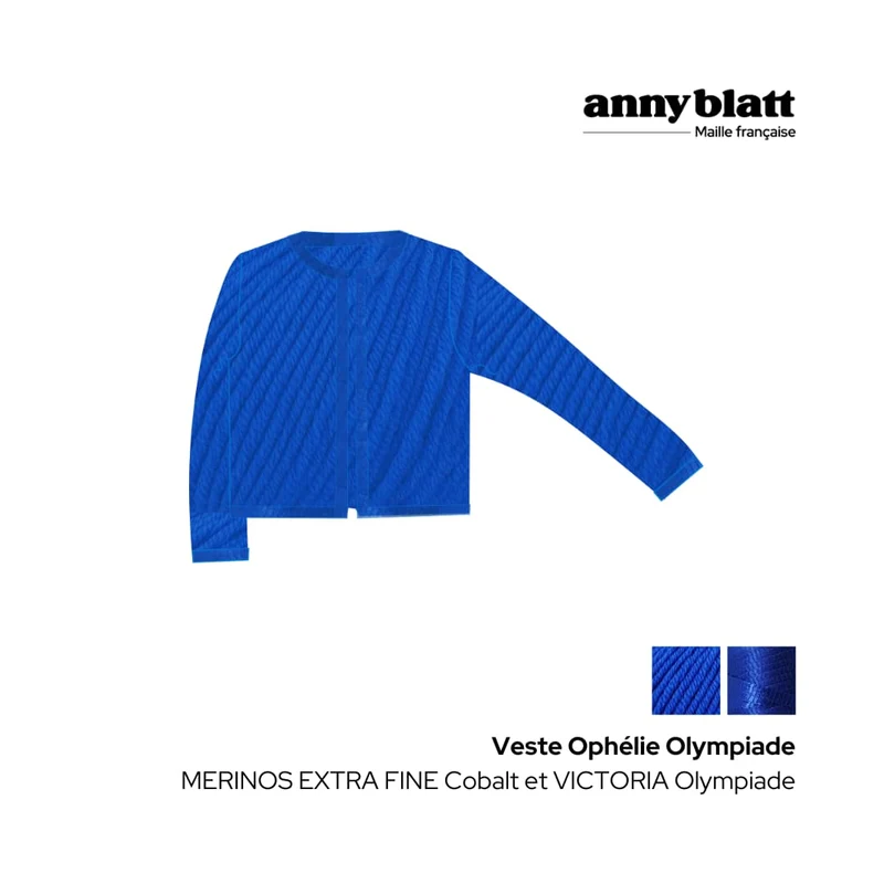 Veste Ophelie à tricoter.