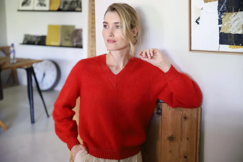 Pull Albane à tricoter.