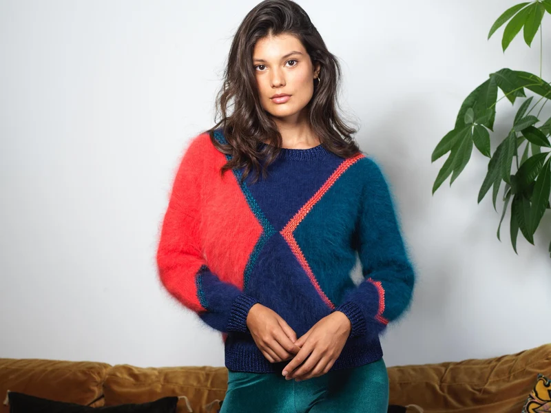 Pull Jasmine à tricoter.