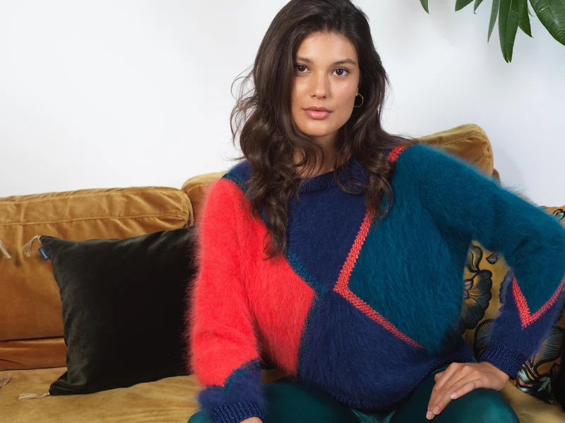 Pull Jasmine à tricoter.