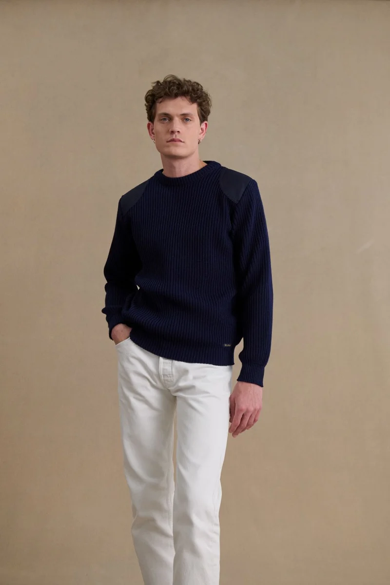 Pull Officier revisité pour homme