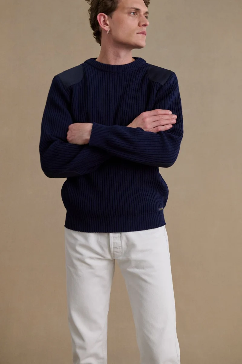 Pull Officier revisité pour homme