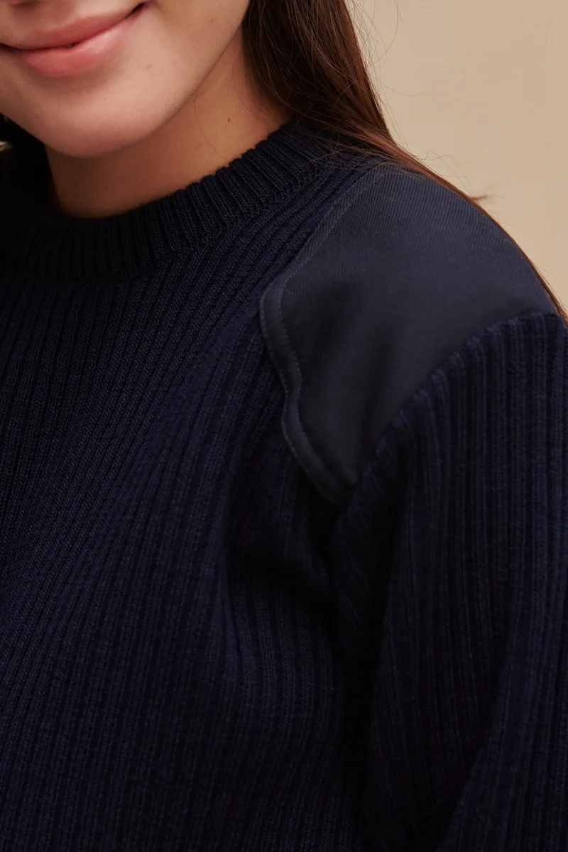 Pull Officier revisité pour femme