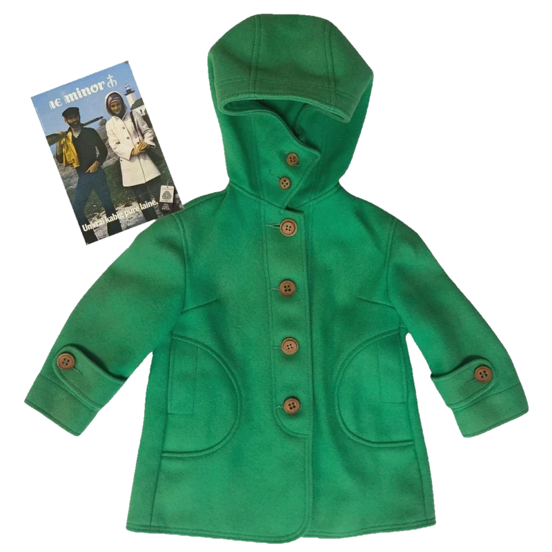 Manteau vert - enfant