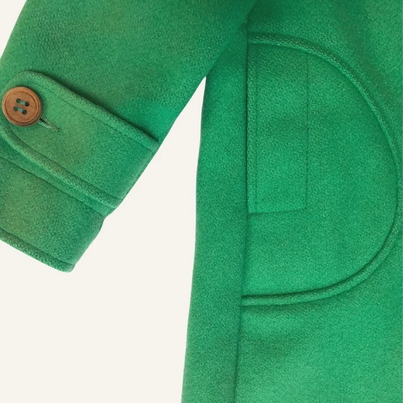 Manteau vert - enfant