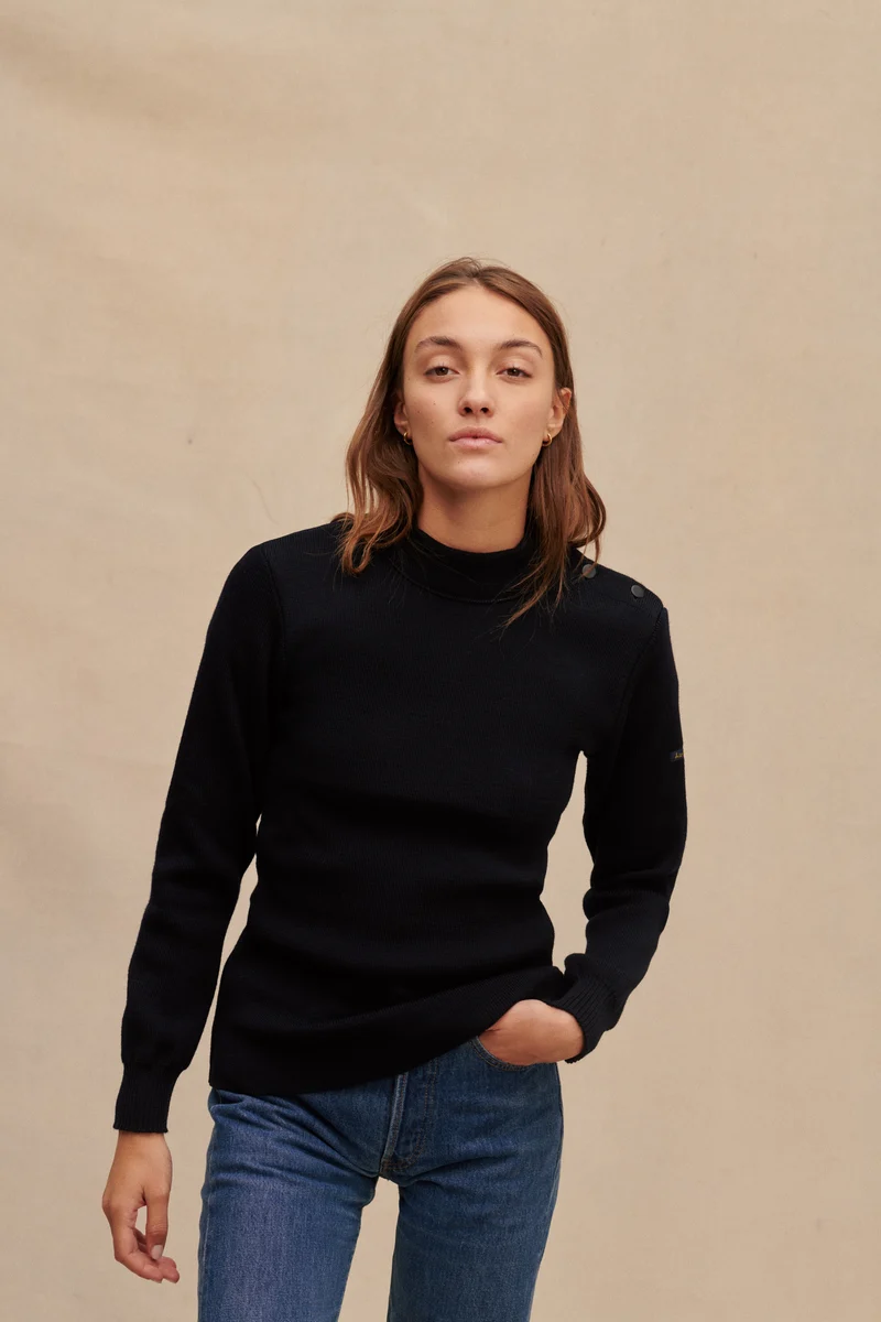 Pull marin bleu marine pour femme