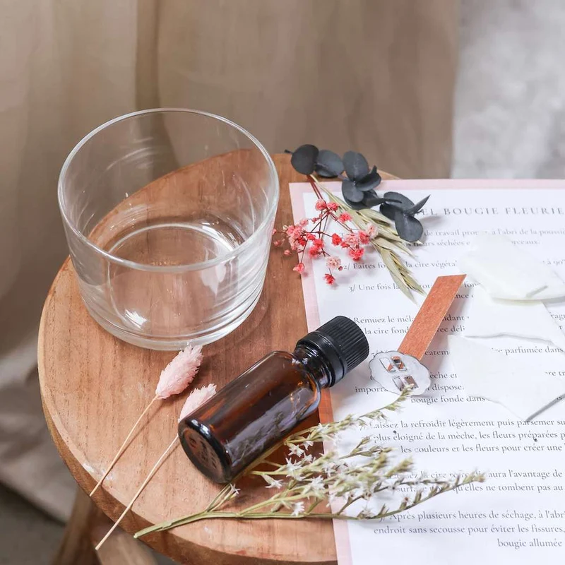 Kit DIY bougie fleurie Hector