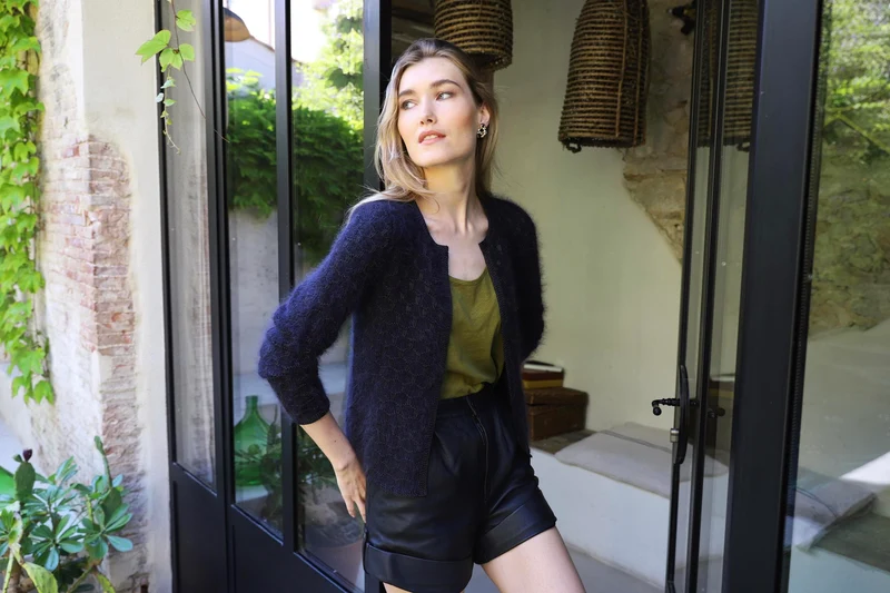Veste Lilou à tricoter.