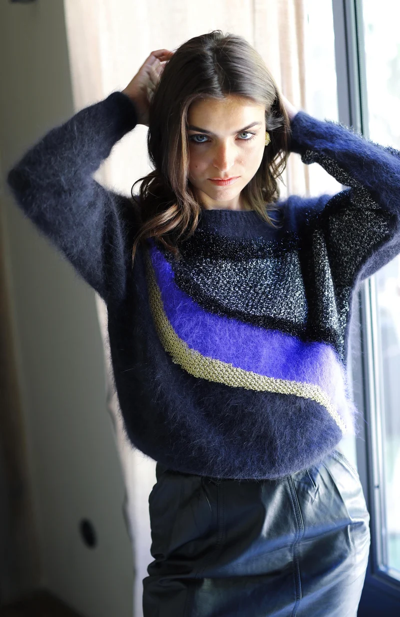 Pull Naomi à tricoter.