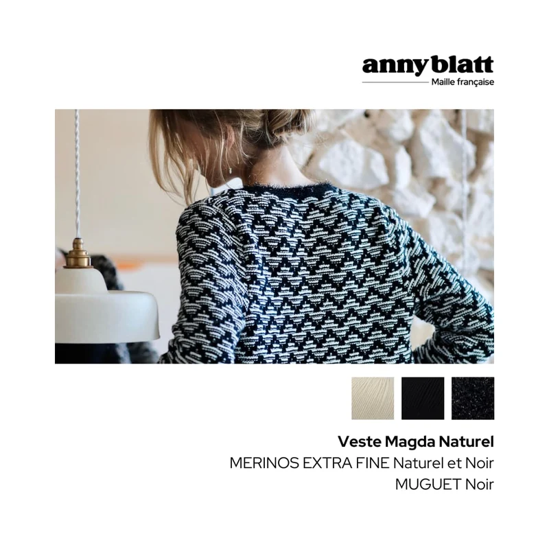 Veste Magda à tricoter.
