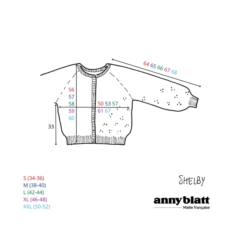 Gilet Shelby à tricoter.