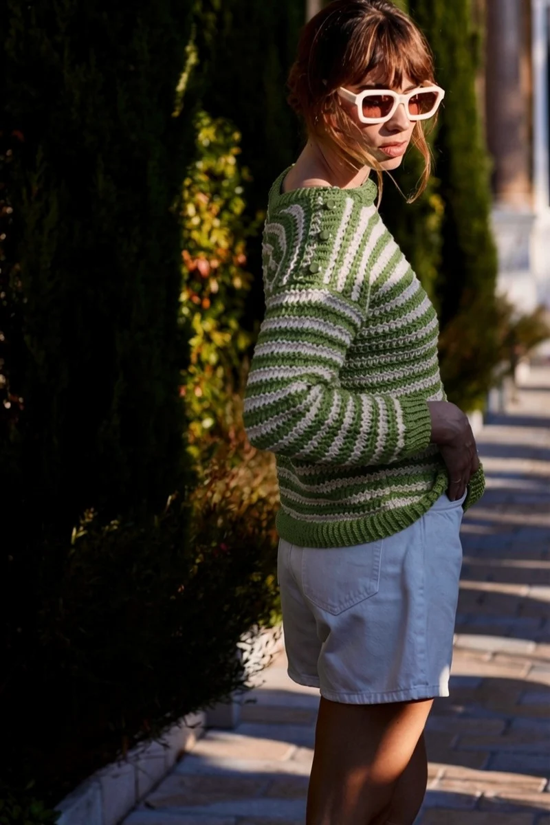 Pull Holly à tricoter.