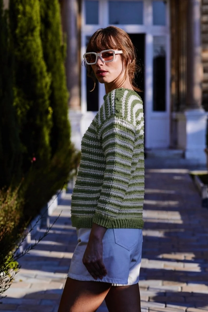 Pull Holly à tricoter.